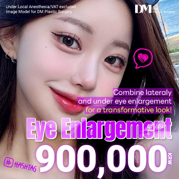Eye Enlargement by Special Trademark of DM