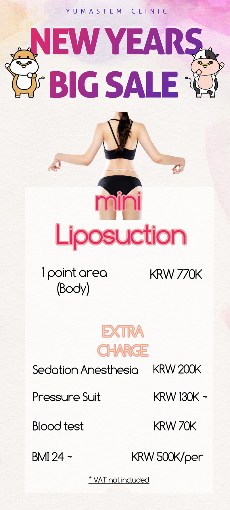 YUMASTEM clinic x AllaboutMEI special offer / promotion / mini liposuction